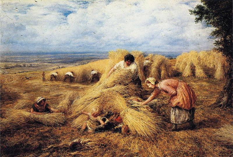 John linnell The Harvest Cradle oil painting image